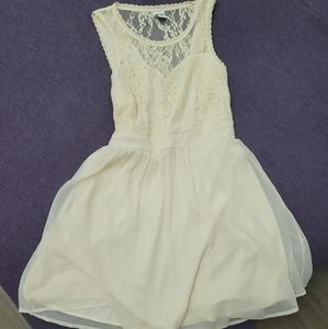 Vera Moda lace shear a-line dress